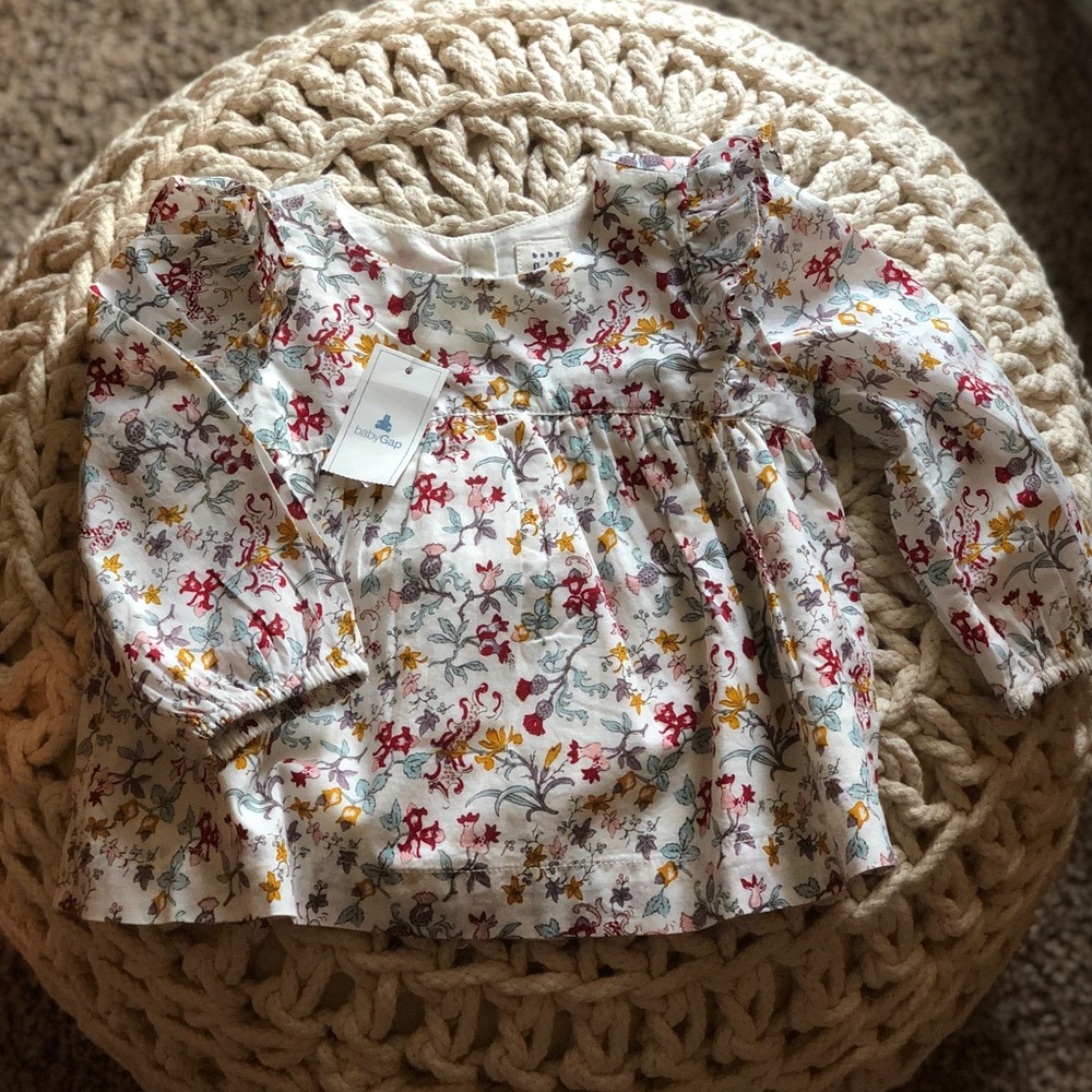 Baby gap peasant top